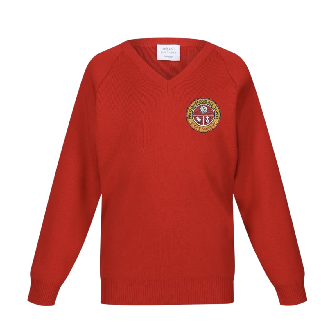 Featherstone All Saints C of E knitted v-neck