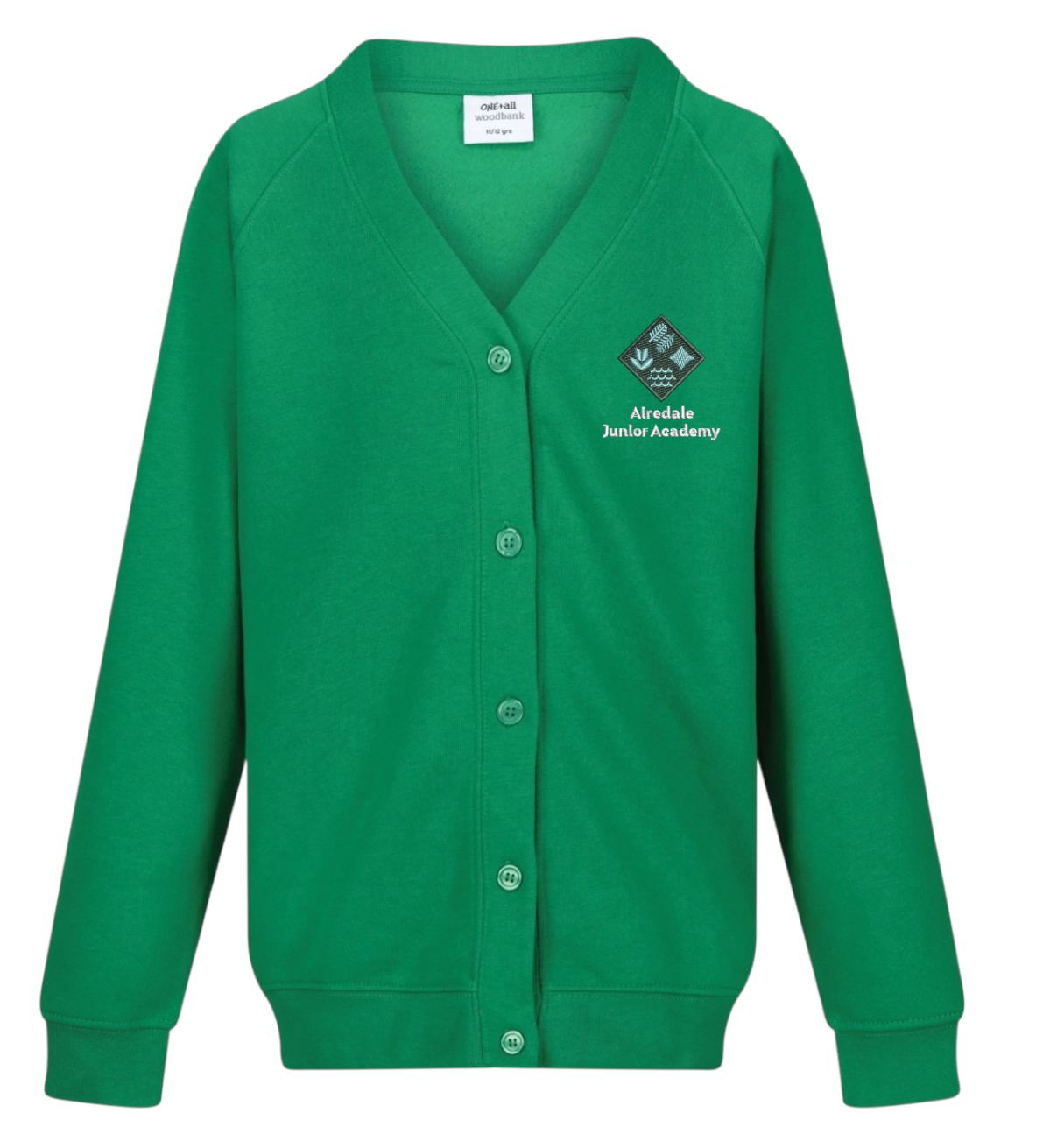 Airedale Junior Cardigan New logo