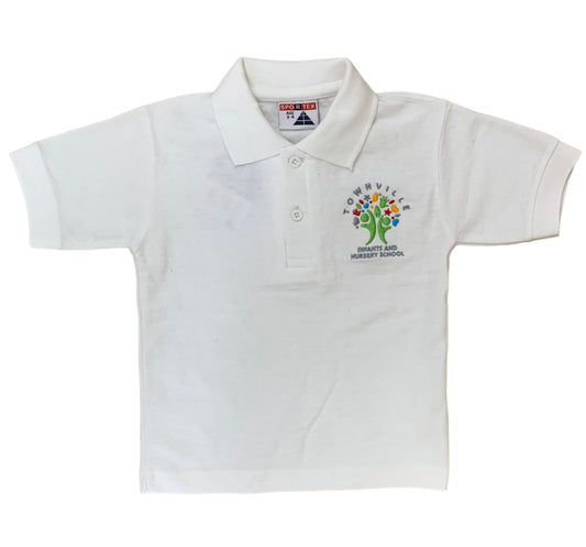 Townville Infants and Nursery School White Poloshirt