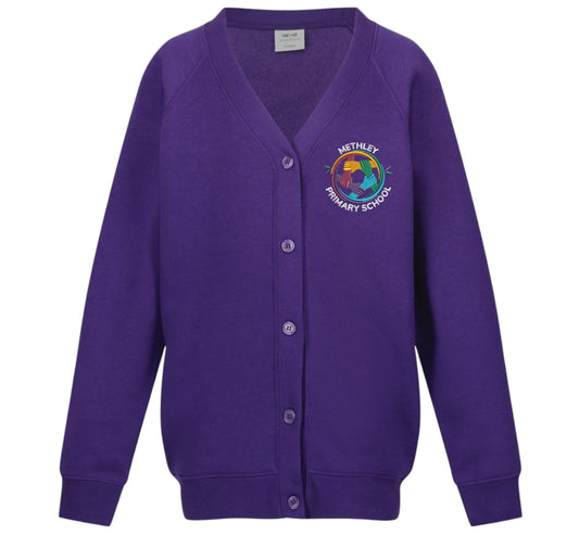 Methley Primary Cardigan New logo