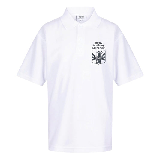 St Thomas C of E Primary White polo shirt