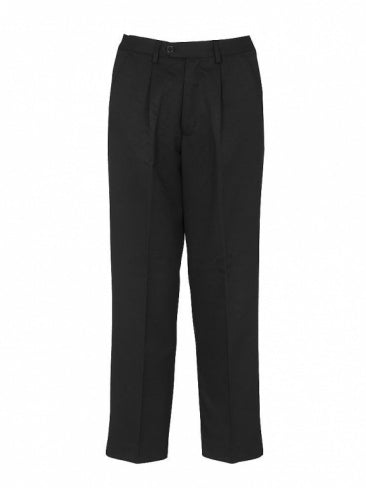 Boys Black Sturdy Fit Trousers (Long length)