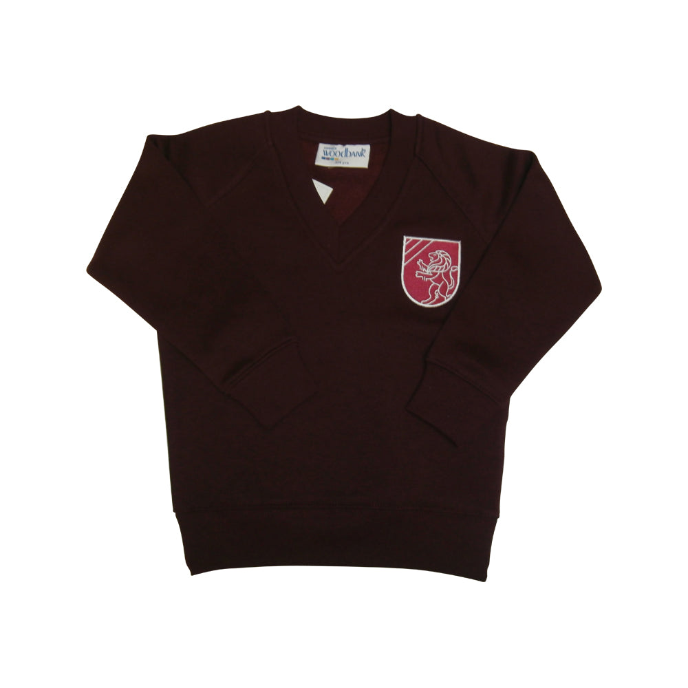 De Lacy V Neck School Sweatshirt