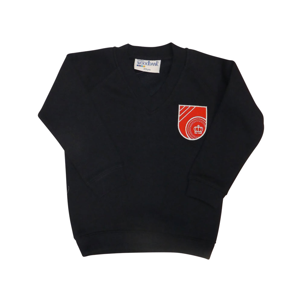 Halfpenny Lane V Neck School Sweatshirt